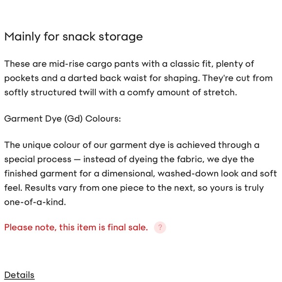 Aritzia Wilfred Free Maeve Cargo Pants - Picture 10 of 15